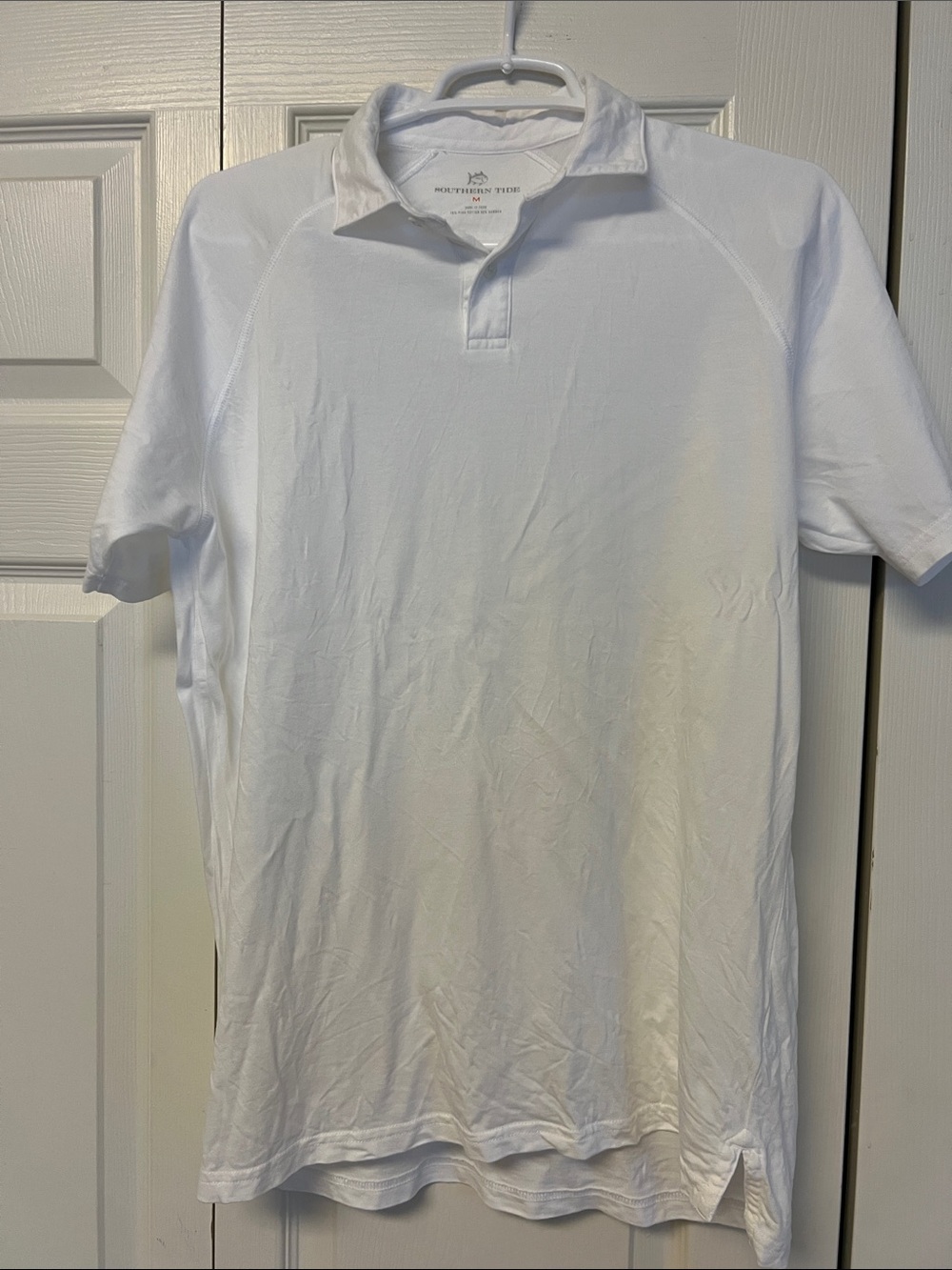 Southern Tide Men's White Polo Shirt - Classic Cotton Polo
